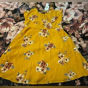 Three Pink Hearts - NWT Spaghetti Strap Floral Summer Dress Size: XL